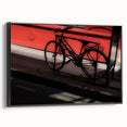 Bicycle in Shadows - Fine Art Photography Metal Prints