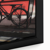 Bicycle in Shadows - Fine Art Photography Metal Prints