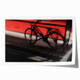 Bicycle in Shadows - Fine Art Photography Metal Prints