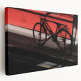 Bicycle in Shadows - Fine Art Photography Metal Prints