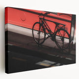 Bicycle in Shadows - Fine Art Photography Metal Prints