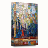 Moody Modern Wall Art – Textured Abstract Canvas for Contemporary Spaces