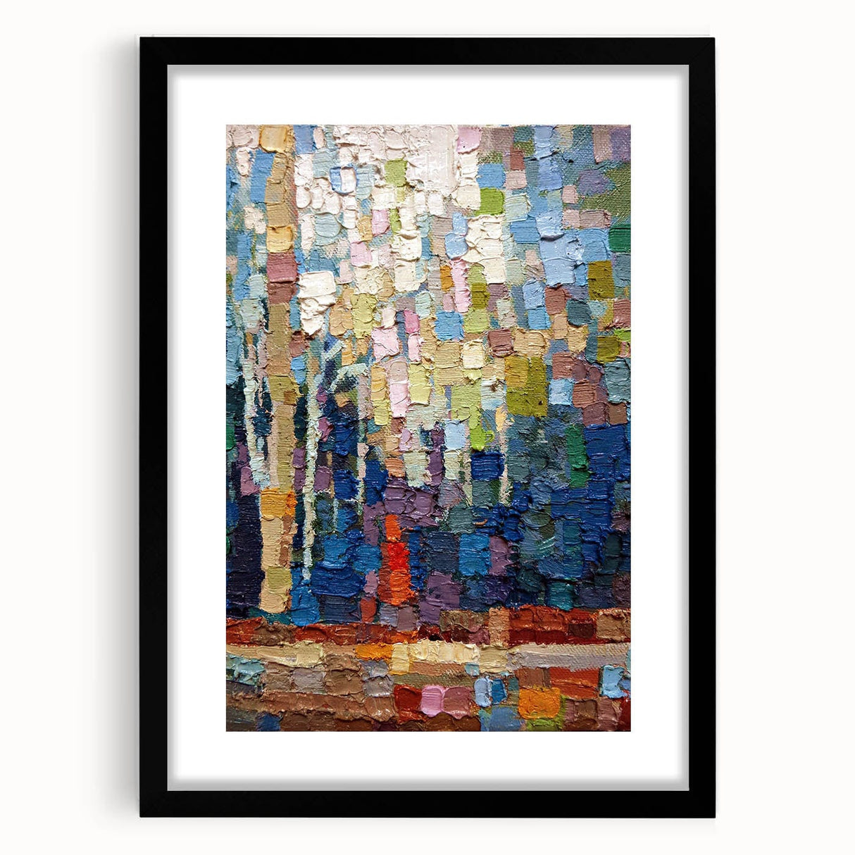 Moody Modern Wall Art – Textured Abstract Canvas for Contemporary Spaces