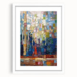 Moody Modern Wall Art – Textured Abstract Canvas for Contemporary Spaces