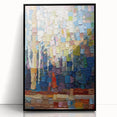 Moody Modern Wall Art – Textured Abstract Canvas for Contemporary Spaces