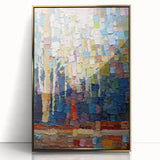 Moody Modern Wall Art – Textured Abstract Canvas for Contemporary Spaces
