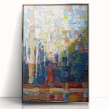 Moody Modern Wall Art – Textured Abstract Canvas for Contemporary Spaces