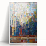 Moody Modern Wall Art – Textured Abstract Canvas for Contemporary Spaces