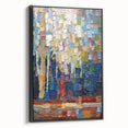 Moody Modern Wall Art – Textured Abstract Canvas for Contemporary Spaces