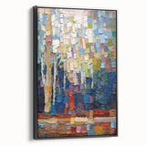 Moody Modern Wall Art – Textured Abstract Canvas for Contemporary Spaces