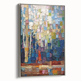 Moody Modern Wall Art – Textured Abstract Canvas for Contemporary Spaces