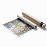 Moody Modern Wall Art – Textured Abstract Canvas for Contemporary Spaces