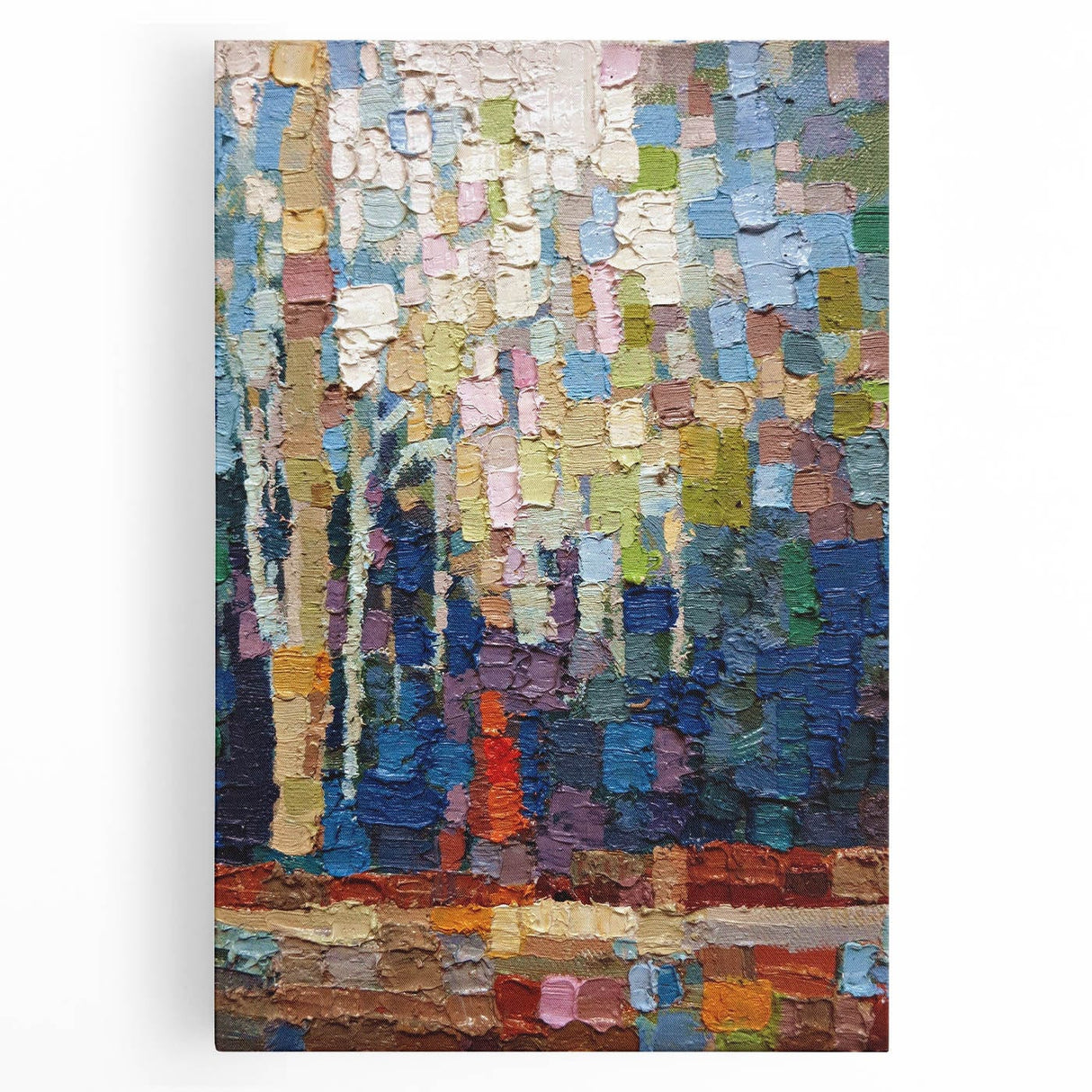 Moody Modern Wall Art – Textured Abstract Canvas for Contemporary Spaces
