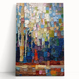 Moody Modern Wall Art – Textured Abstract Canvas for Contemporary Spaces