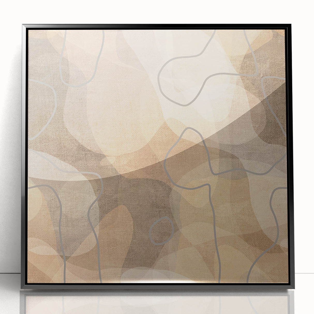 Timeless Textures - Modern Abstract Wall Art in Neutral Tones
