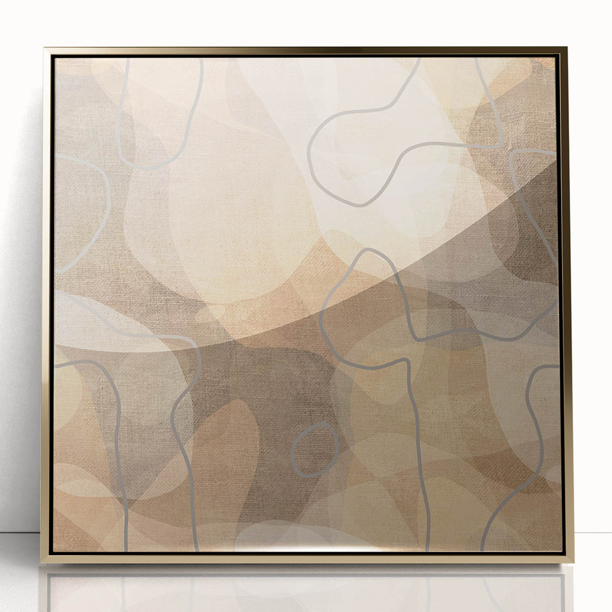 Timeless Textures - Modern Abstract Wall Art in Neutral Tones