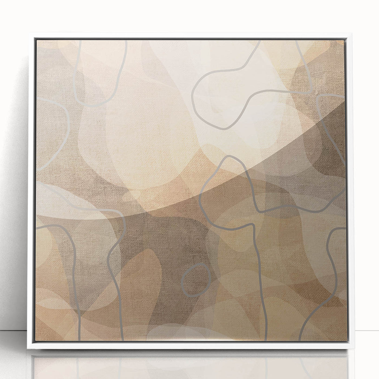 Timeless Textures - Modern Abstract Wall Art in Neutral Tones