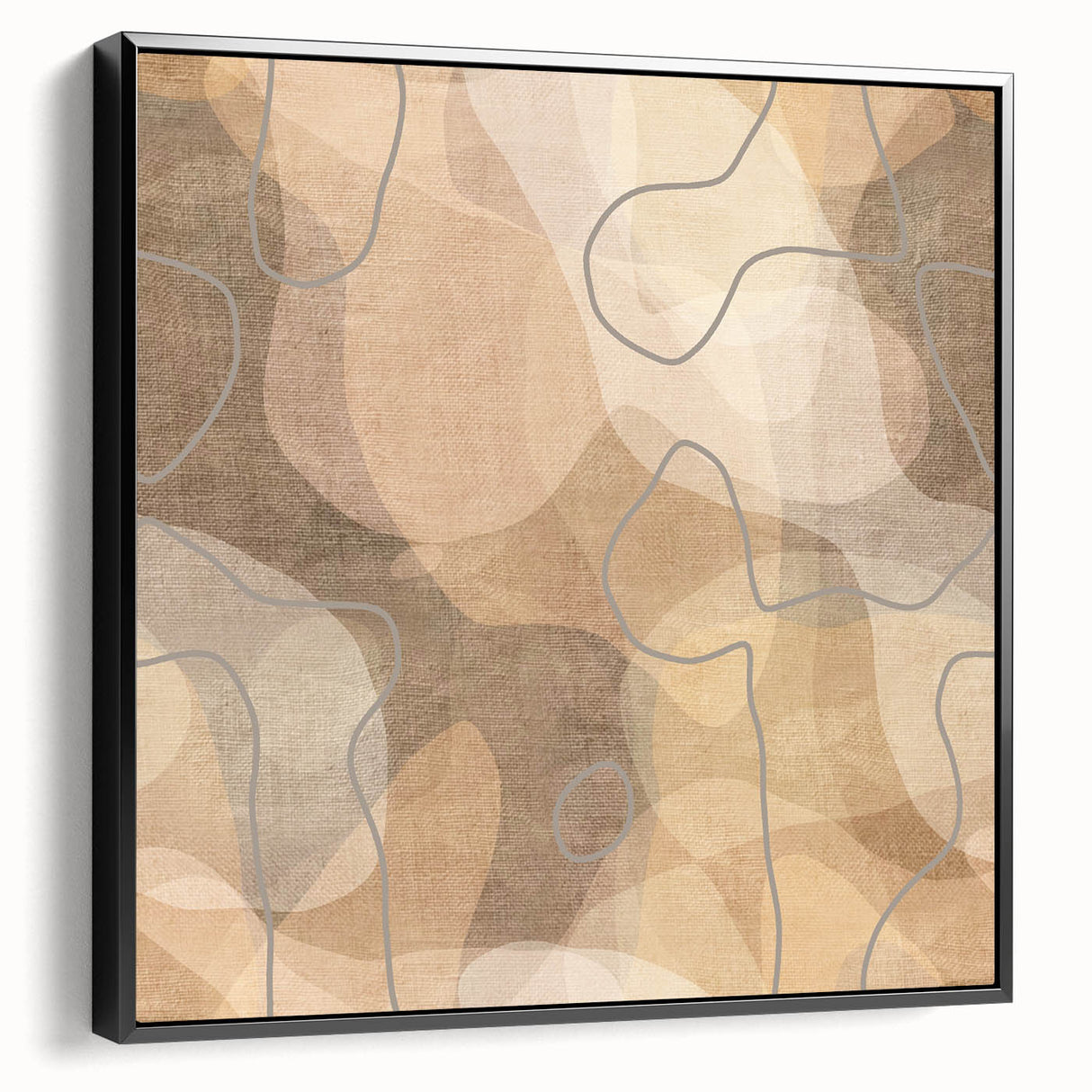 Timeless Textures - Modern Abstract Wall Art in Neutral Tones