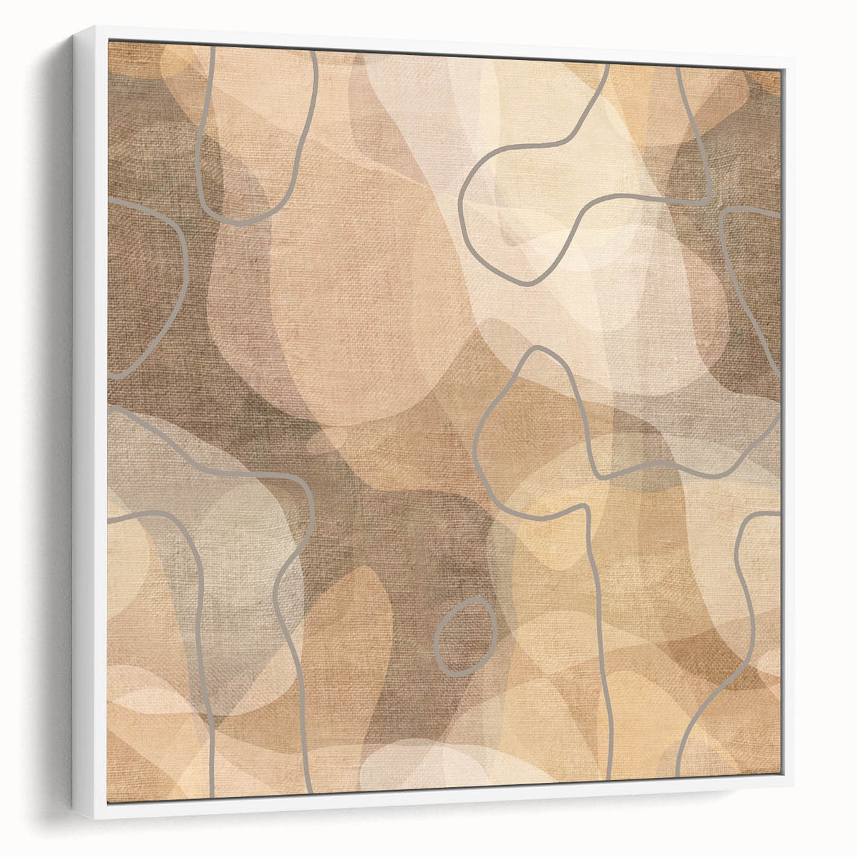 Timeless Textures - Modern Abstract Wall Art in Neutral Tones