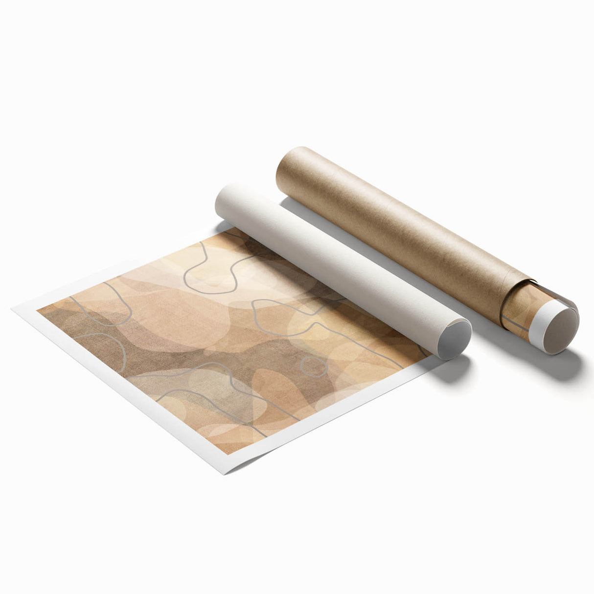 Timeless Textures - Modern Abstract Wall Art in Neutral Tones