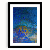 Ocean Inspired Fluid Art Print – Abstract Coastal Wall Decor