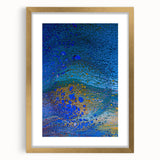 Ocean Inspired Fluid Art Print – Abstract Coastal Wall Decor