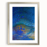 Ocean Inspired Fluid Art Print – Abstract Coastal Wall Decor