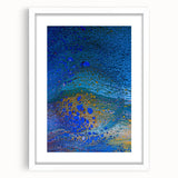 Ocean Inspired Fluid Art Print – Abstract Coastal Wall Decor