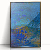 Ocean Inspired Fluid Art Print – Abstract Coastal Wall Decor