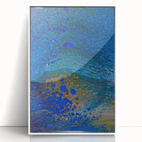 Ocean Inspired Fluid Art Print – Abstract Coastal Wall Decor
