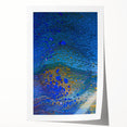 Ocean Inspired Fluid Art Print – Abstract Coastal Wall Decor