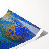 Ocean Inspired Fluid Art Print – Abstract Coastal Wall Decor