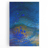 Ocean Inspired Fluid Art Print – Abstract Coastal Wall Decor