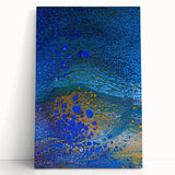 Ocean Inspired Fluid Art Print – Abstract Coastal Wall Decor