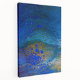 Ocean Inspired Fluid Art Print – Abstract Coastal Wall Decor