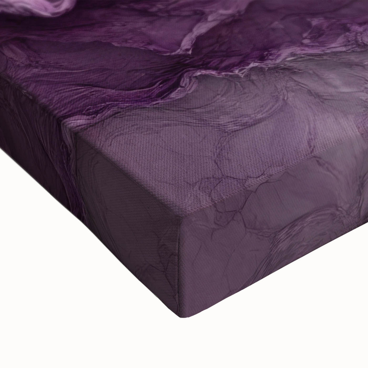 Large Abstract Wall Decor – Textured Lavender & Blush Layers