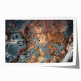 High-End Abstract Canvas Prints – Elegant Blue Gray & Gold Art