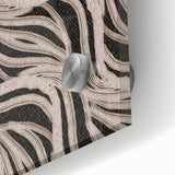 Earthen Harmony Abstracts - Flowing Line Art in Beige and Black