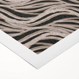 Earthen Harmony Abstracts - Flowing Line Art in Beige and Black