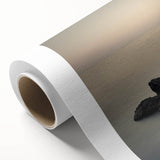 Minimalist Coastal Landscape Art – Serene Ocean Rock Scene Print