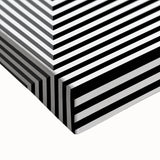 Modern Abstract Wall Art – Optical Illusion Black & White Print