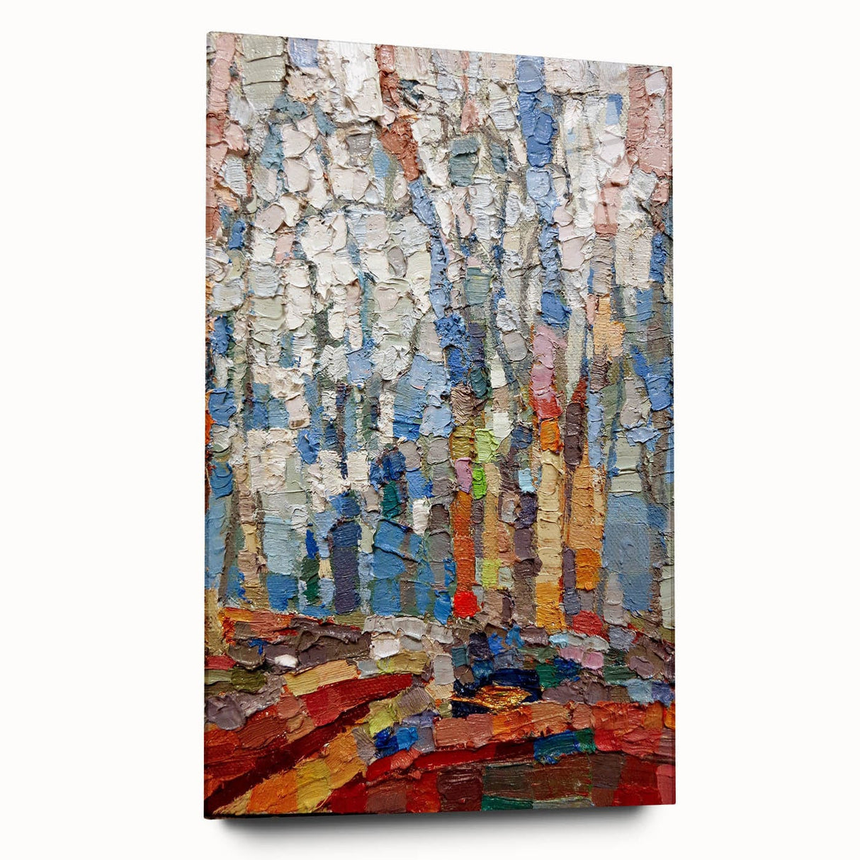 Textured Moody Modern Wall Art – Abstract Canvas for Contemporary Spaces