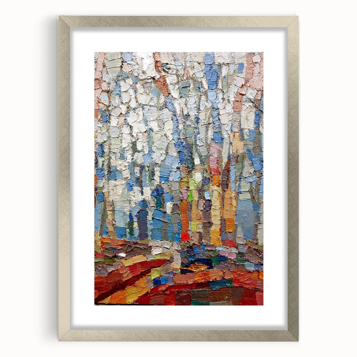 Textured Moody Modern Wall Art – Abstract Canvas for Contemporary Spaces