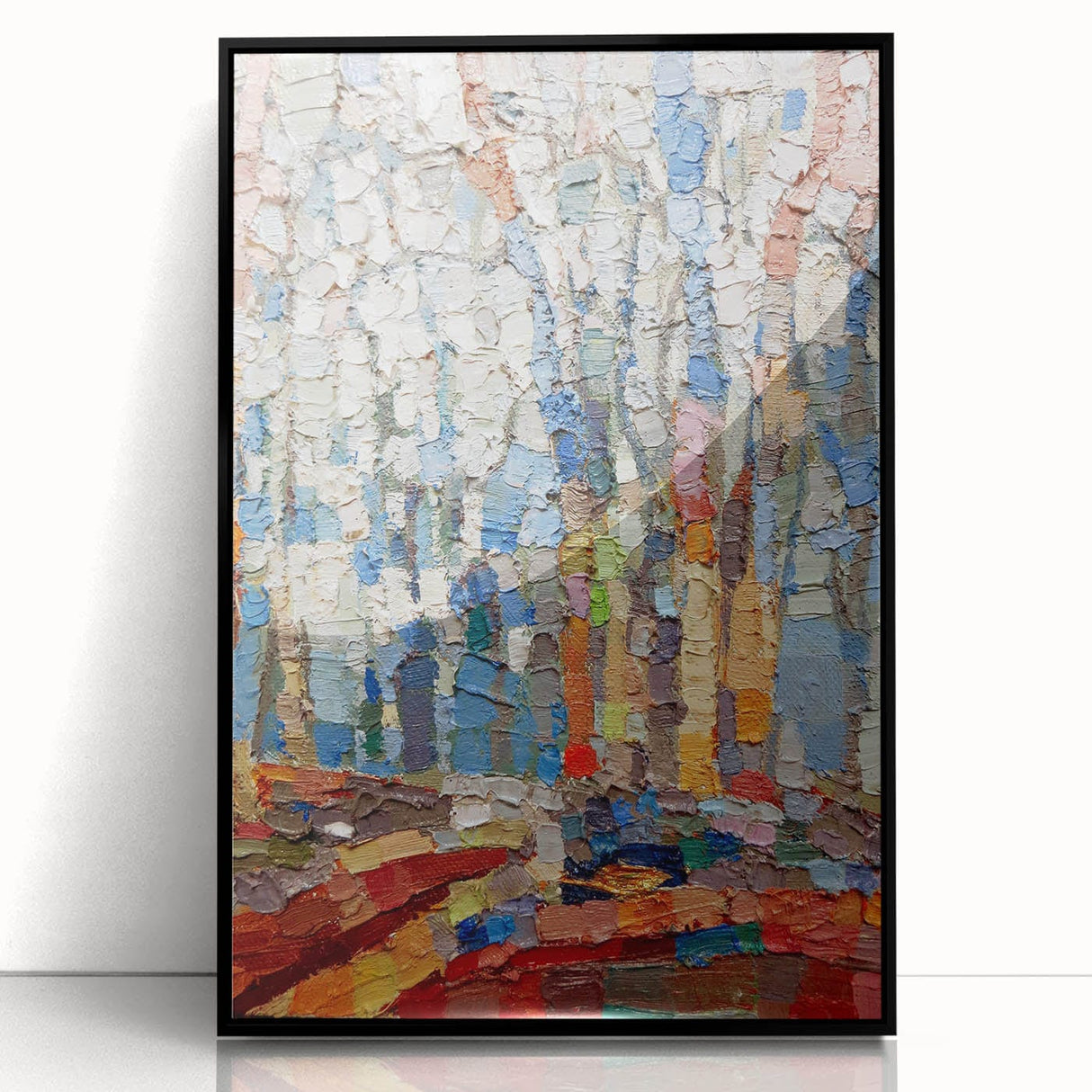 Textured Moody Modern Wall Art – Abstract Canvas for Contemporary Spaces