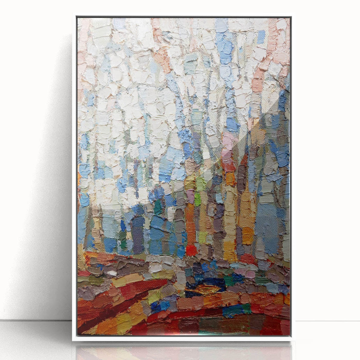 Textured Moody Modern Wall Art – Abstract Canvas for Contemporary Spaces