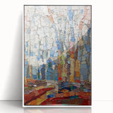 Textured Moody Modern Wall Art – Abstract Canvas for Contemporary Spaces