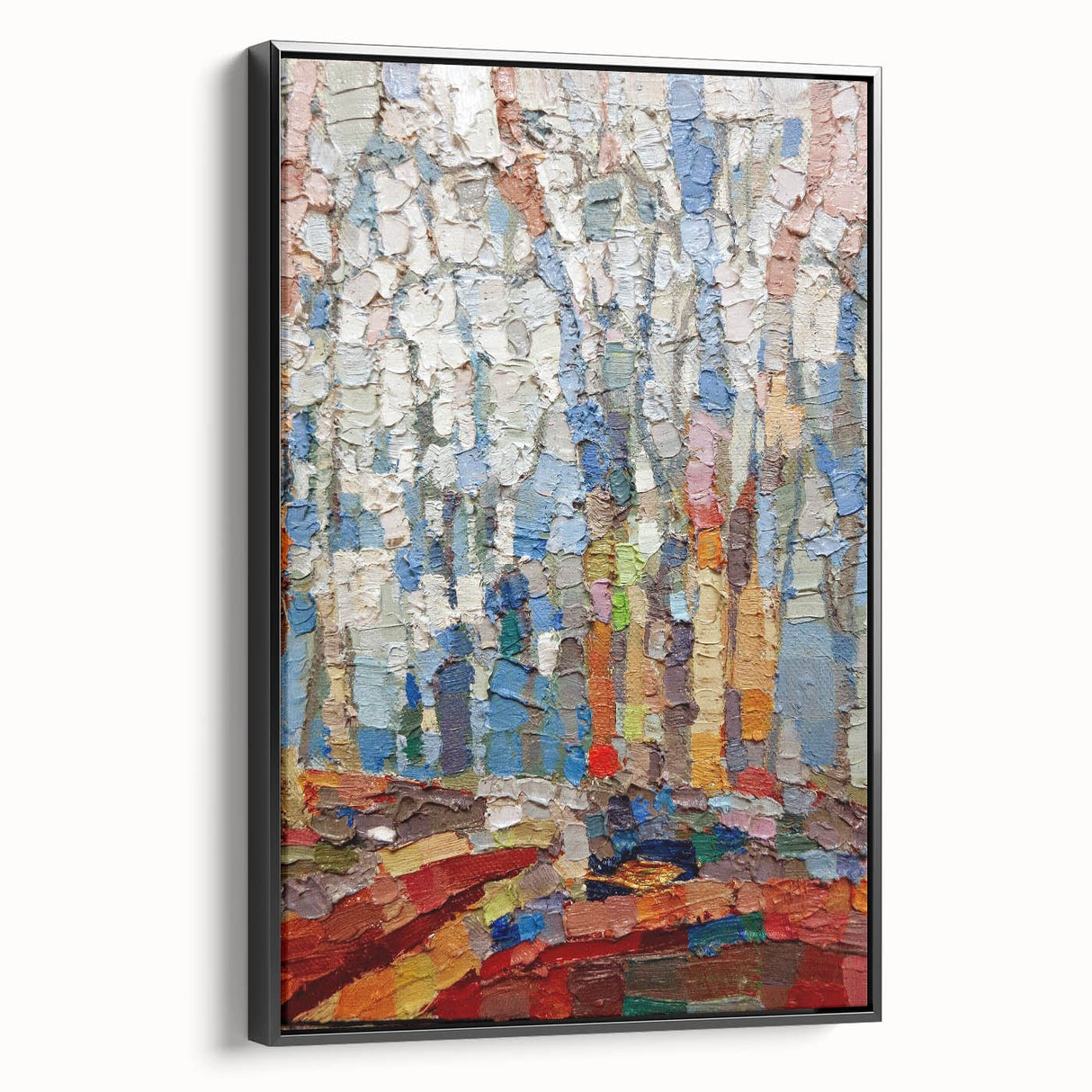 Textured Moody Modern Wall Art – Abstract Canvas for Contemporary Spaces