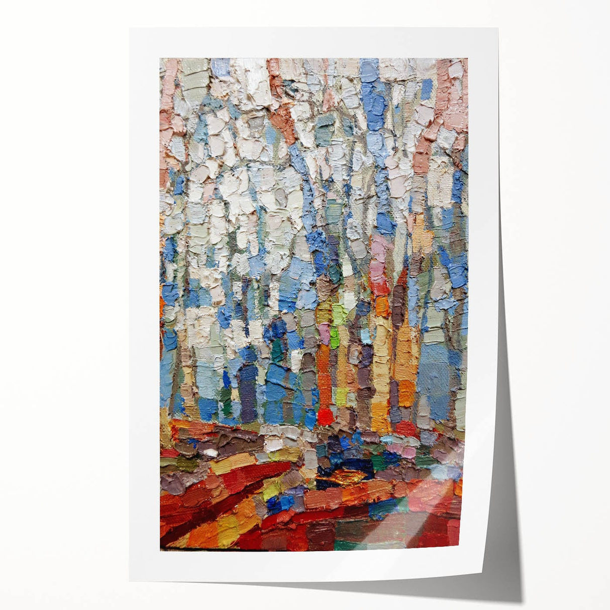 Textured Moody Modern Wall Art – Abstract Canvas for Contemporary Spaces