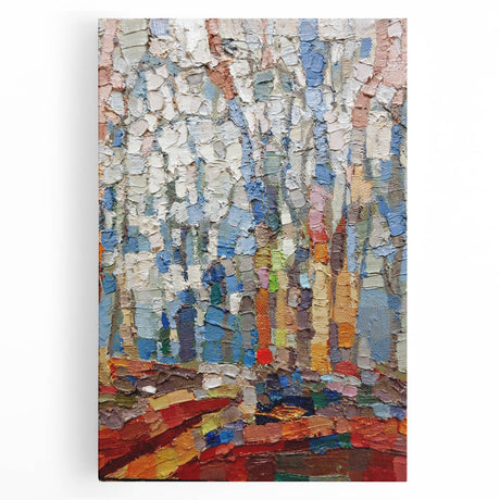 Textured Moody Modern Wall Art – Abstract Canvas for Contemporary Spaces