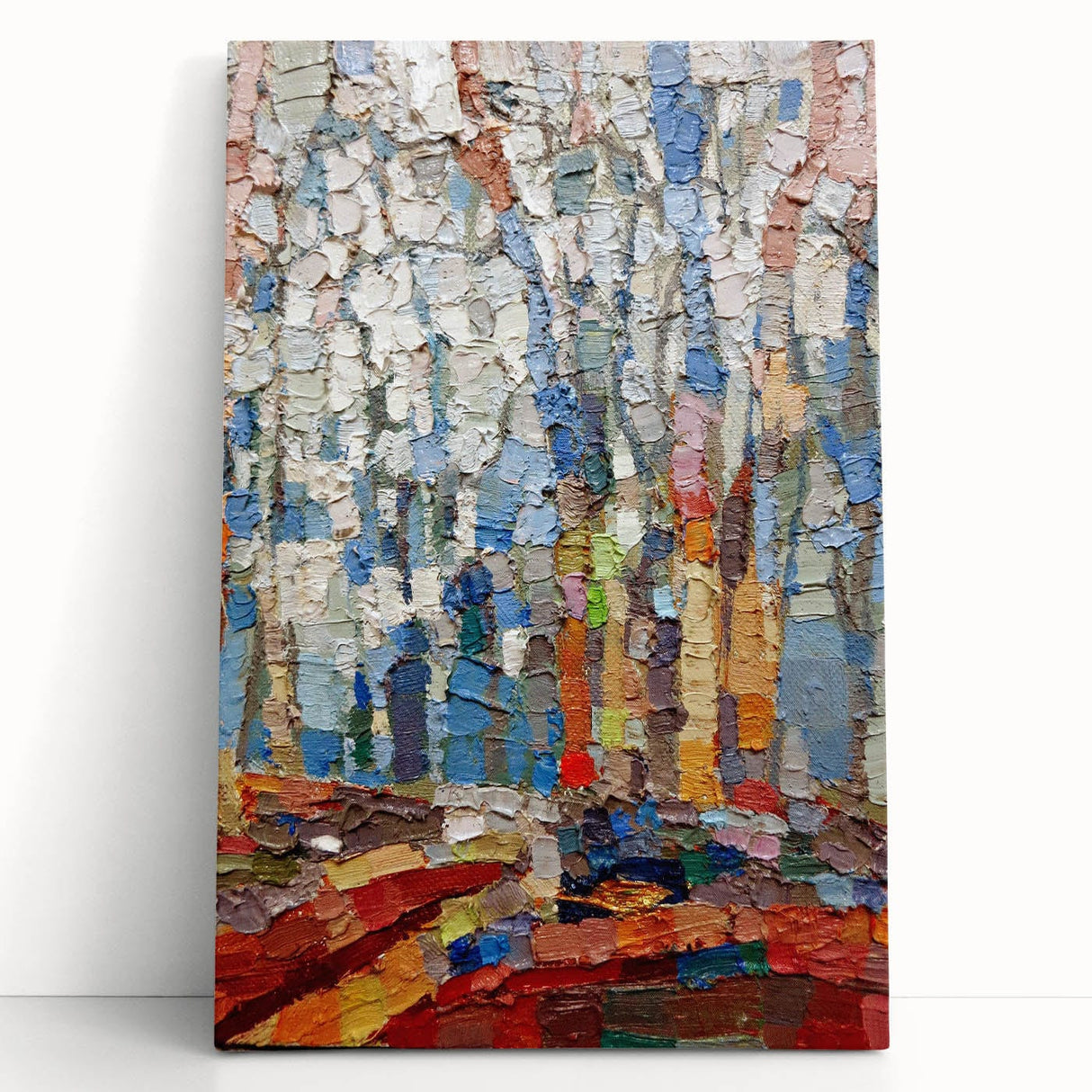 Textured Moody Modern Wall Art – Abstract Canvas for Contemporary Spaces